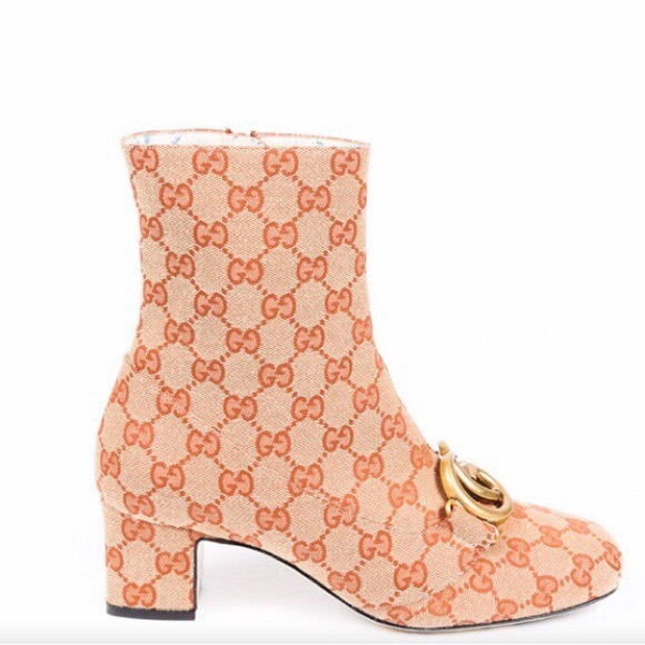 GUCCI Monogram Ankle Boots - Picture 3 of 4